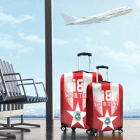 Custom Liberia Football Luggage Cover Lone Stars Go Champion