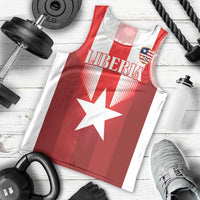 Custom Liberia Football Men Tank Top Lone Stars Go Champion