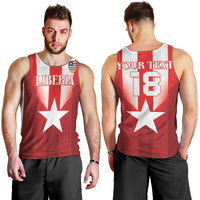 Custom Liberia Football Men Tank Top Lone Stars Go Champion
