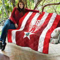 Custom Liberia Football Quilt Lone Stars Go Champion