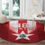 Custom Liberia Football Round Carpet Lone Stars Go Champion
