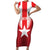 Custom Liberia Football Short Sleeve Bodycon Dress Lone Stars Go Champion