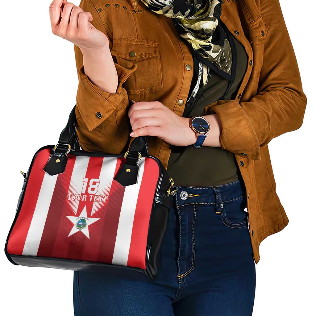 Custom Liberia Football Shoulder Handbag Lone Stars Go Champion
