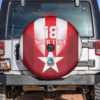 Custom Liberia Football Spare Tire Cover Lone Stars Go Champion