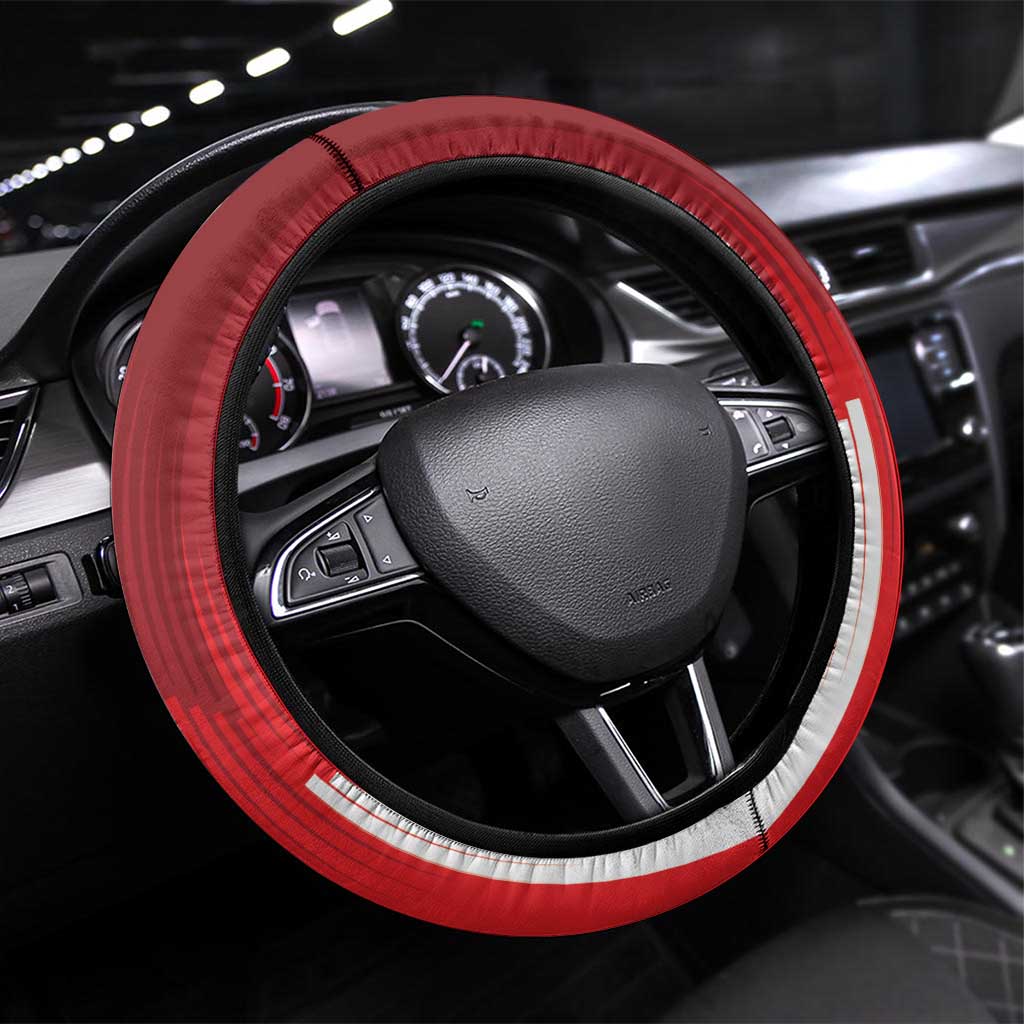 Liberia Football Steering Wheel Cover Lone Stars Go Champion