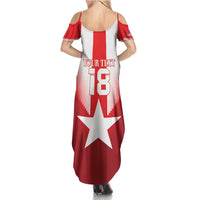 Custom Liberia Football Summer Maxi Dress Lone Stars Go Champion