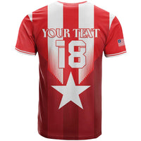 Custom Liberia Football T Shirt Lone Stars Go Champion