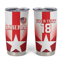 Custom Liberia Football Tumbler Cup Lone Stars Go Champion