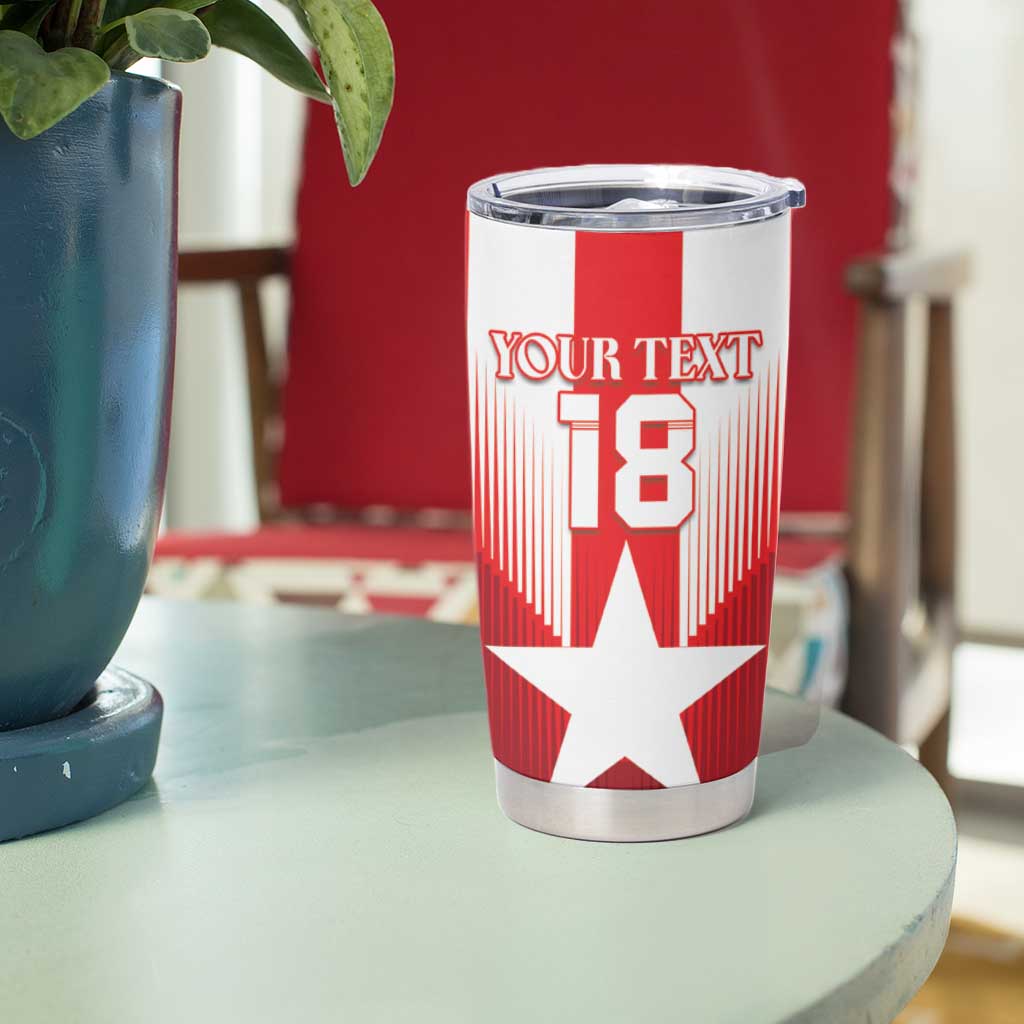 Custom Liberia Football Tumbler Cup Lone Stars Go Champion