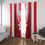 Custom Liberia Football Window Curtain Lone Stars Go Champion