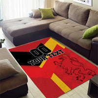Custom Spain Football Area Rug La Roja Go Champion - Wonder Print Shop