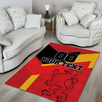 Custom Spain Football Area Rug La Roja Go Champion - Wonder Print Shop