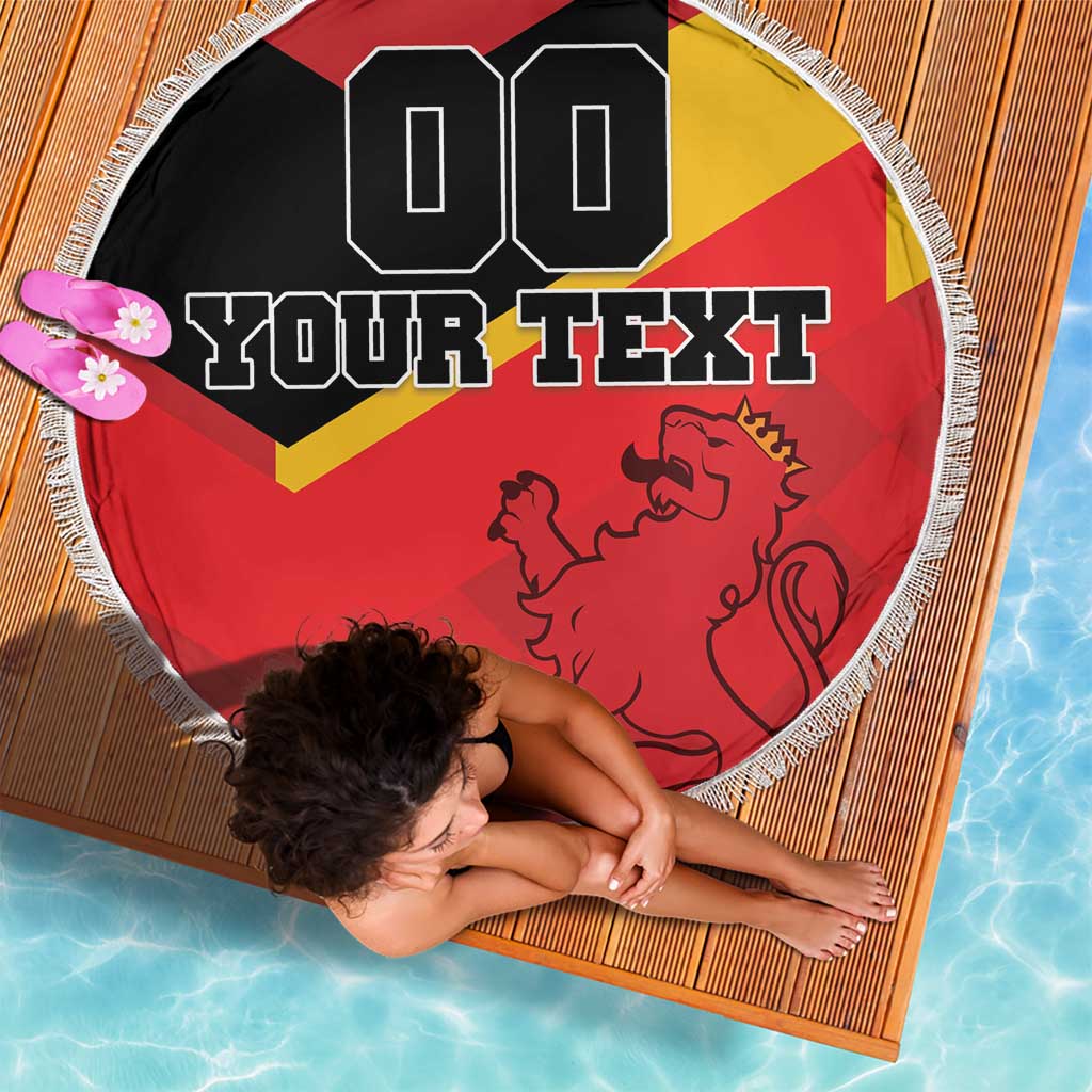 Custom Spain Football Beach Blanket La Roja Go Champion - Wonder Print Shop