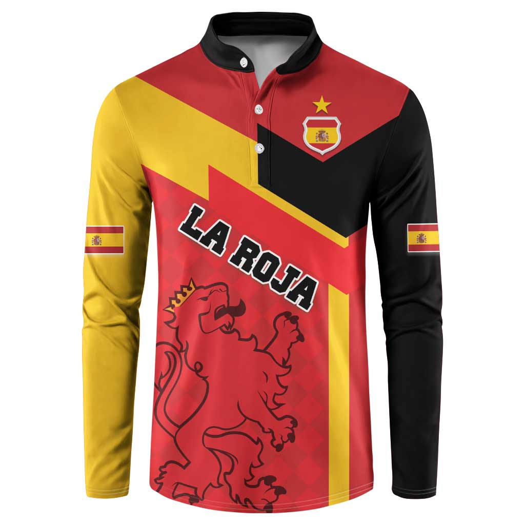 Custom Spain Football Button Sweatshirt La Roja Go Champion - Wonder Print Shop