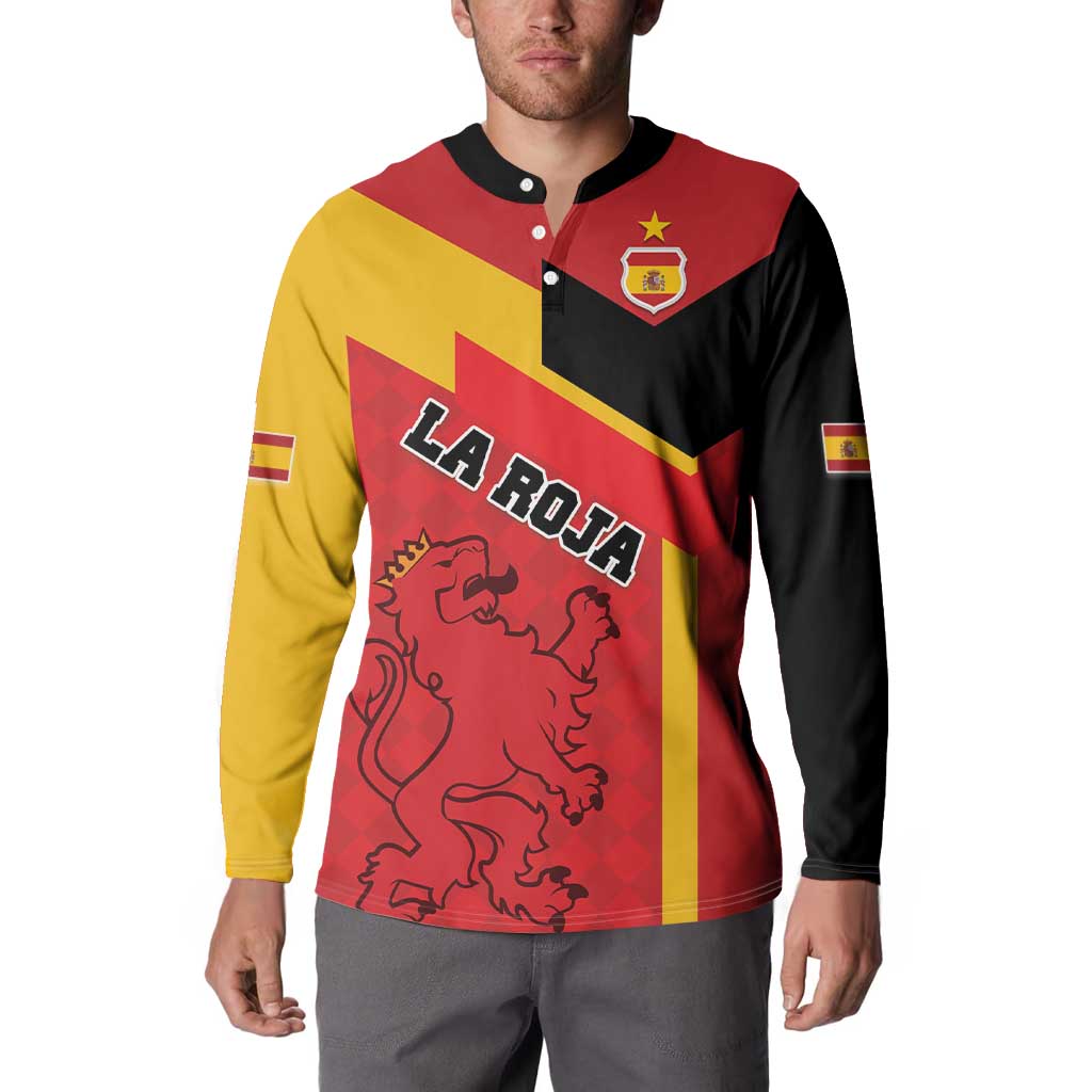 Custom Spain Football Button Sweatshirt La Roja Go Champion - Wonder Print Shop