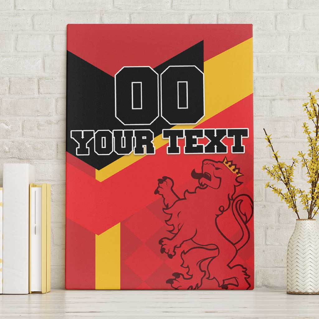 Custom Spain Football Canvas Wall Art La Roja Go Champion - Wonder Print Shop