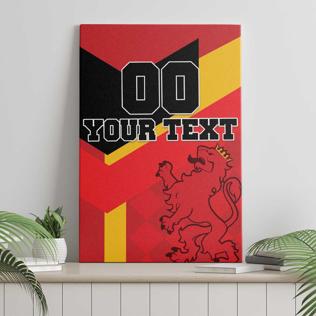 Custom Spain Football Canvas Wall Art La Roja Go Champion - Wonder Print Shop