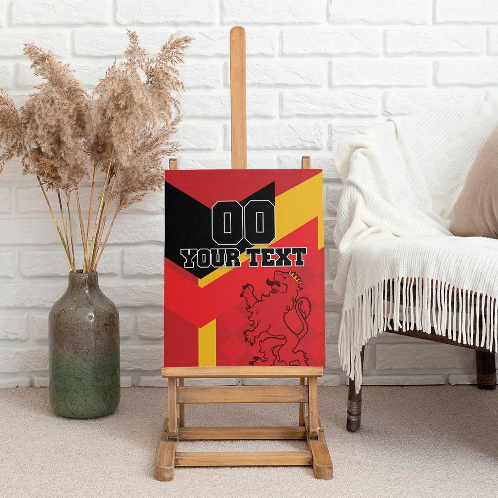 Custom Spain Football Canvas Wall Art La Roja Go Champion - Wonder Print Shop