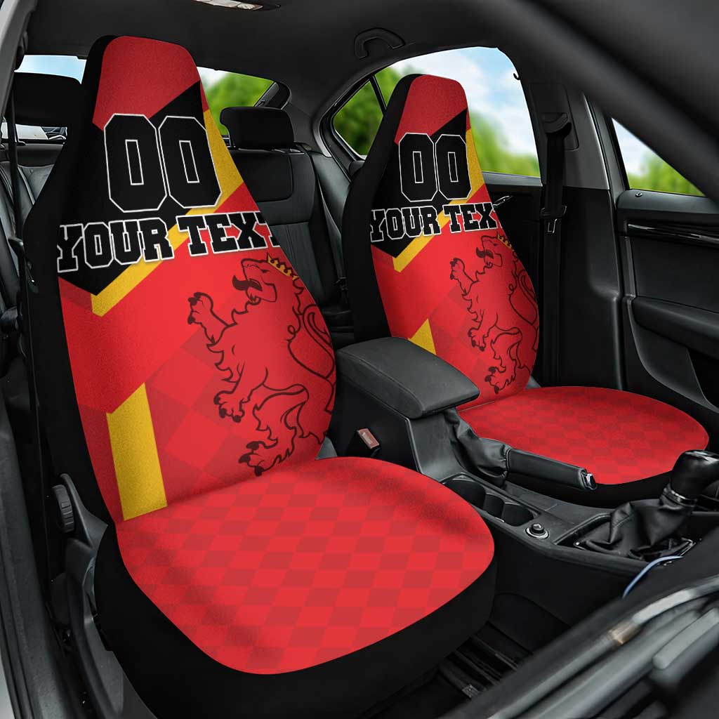 Custom Spain Football Car Seat Cover La Roja Go Champion - Wonder Print Shop