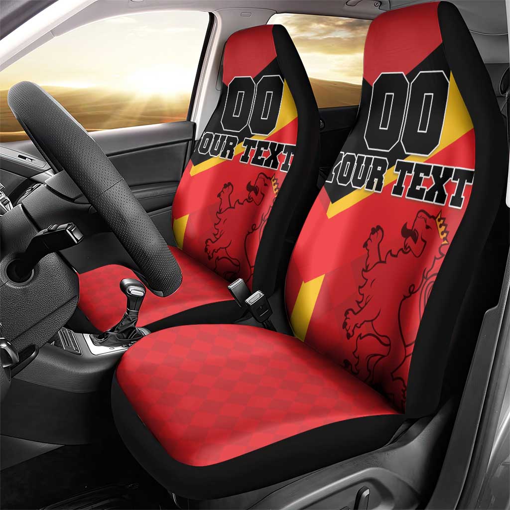 Custom Spain Football Car Seat Cover La Roja Go Champion - Wonder Print Shop