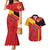 Custom Spain Football Couples Matching Mermaid Dress and Hawaiian Shirt La Roja Go Champion - Wonder Print Shop