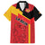 Custom Spain Football Family Matching Long Sleeve Bodycon Dress and Hawaiian Shirt La Roja Go Champion - Wonder Print Shop