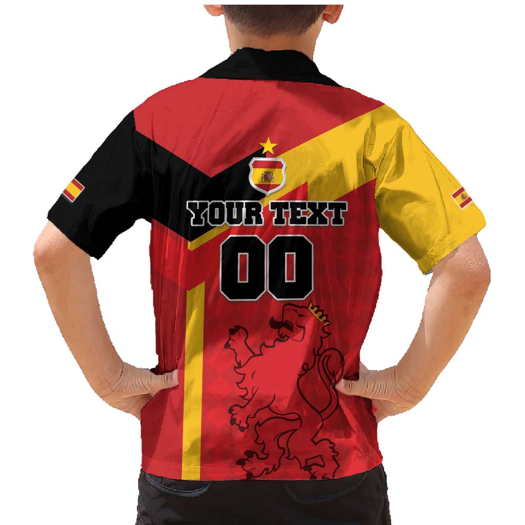 Custom Spain Football Family Matching Mermaid Dress and Hawaiian Shirt La Roja Go Champion - Wonder Print Shop