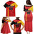 Custom Spain Football Family Matching Puletasi and Hawaiian Shirt La Roja Go Champion - Wonder Print Shop