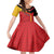 Custom Spain Football Family Matching Short Sleeve Bodycon Dress and Hawaiian Shirt La Roja Go Champion - Wonder Print Shop