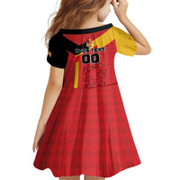 Custom Spain Football Family Matching Summer Maxi Dress and Hawaiian Shirt La Roja Go Champion - Wonder Print Shop