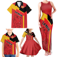 Custom Spain Football Family Matching Tank Maxi Dress and Hawaiian Shirt La Roja Go Champion - Wonder Print Shop