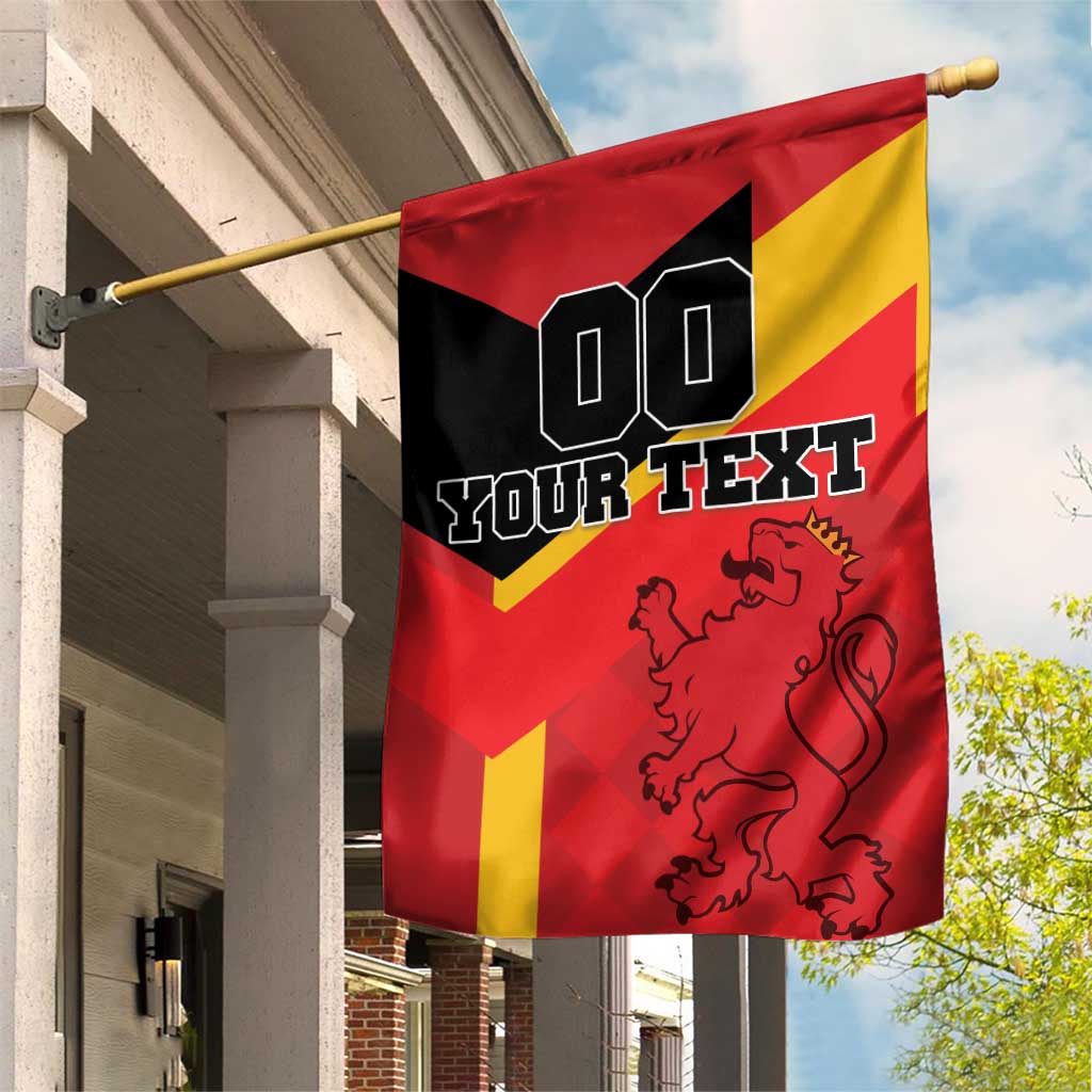 Custom Spain Football Garden Flag La Roja Go Champion - Wonder Print Shop