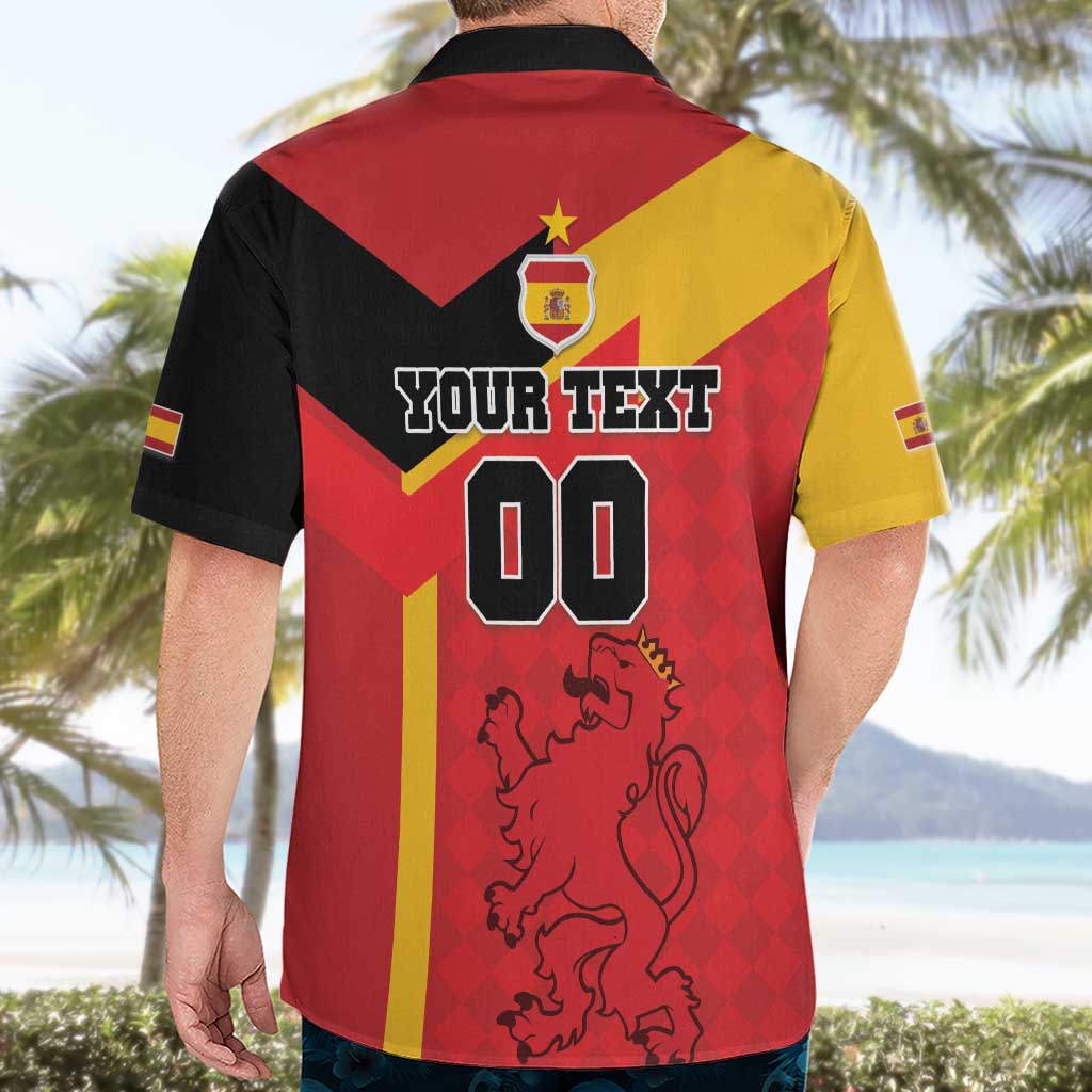 Custom Spain Football Hawaiian Shirt La Roja Go Champion - Wonder Print Shop