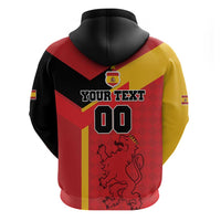 Custom Spain Football Hoodie La Roja Go Champion - Wonder Print Shop