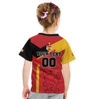 Custom Spain Football Kid T Shirt La Roja Go Champion - Wonder Print Shop