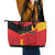 Custom Spain Football Leather Tote Bag La Roja Go Champion - Wonder Print Shop