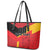Custom Spain Football Leather Tote Bag La Roja Go Champion - Wonder Print Shop