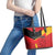 Custom Spain Football Leather Tote Bag La Roja Go Champion - Wonder Print Shop
