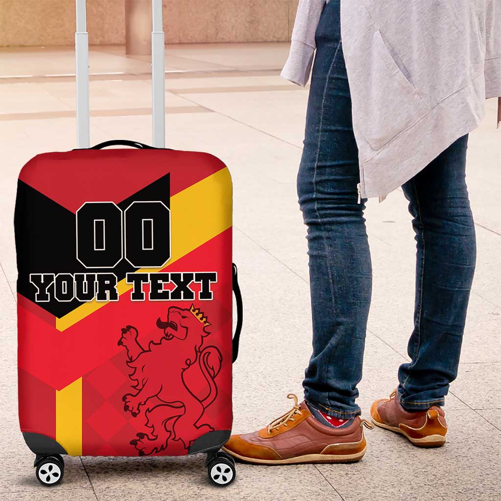 Custom Spain Football Luggage Cover La Roja Go Champion - Wonder Print Shop