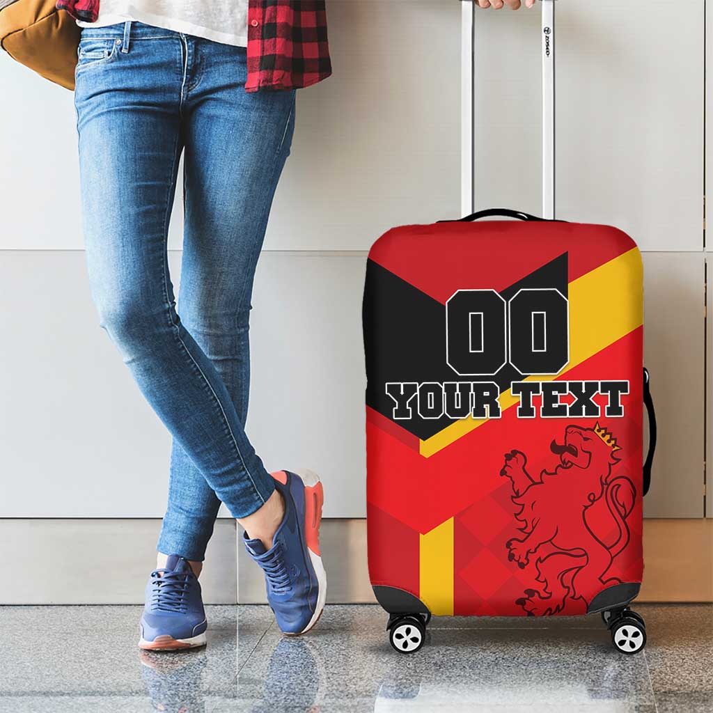 Custom Spain Football Luggage Cover La Roja Go Champion - Wonder Print Shop