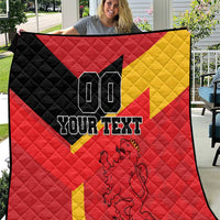 Custom Spain Football Quilt La Roja Go Champion - Wonder Print Shop