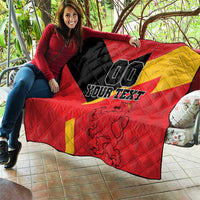 Custom Spain Football Quilt La Roja Go Champion - Wonder Print Shop