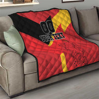Custom Spain Football Quilt La Roja Go Champion - Wonder Print Shop