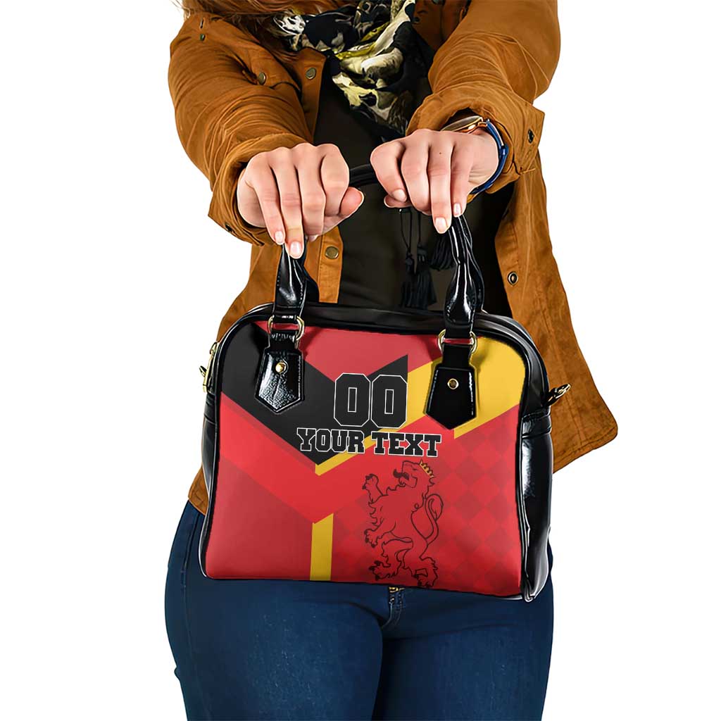 Custom Spain Football Shoulder Handbag La Roja Go Champoin