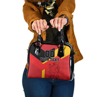 Custom Spain Football Shoulder Handbag La Roja Go Champoin