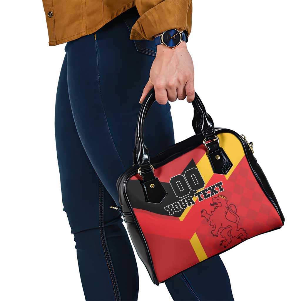 Custom Spain Football Shoulder Handbag La Roja Go Champoin