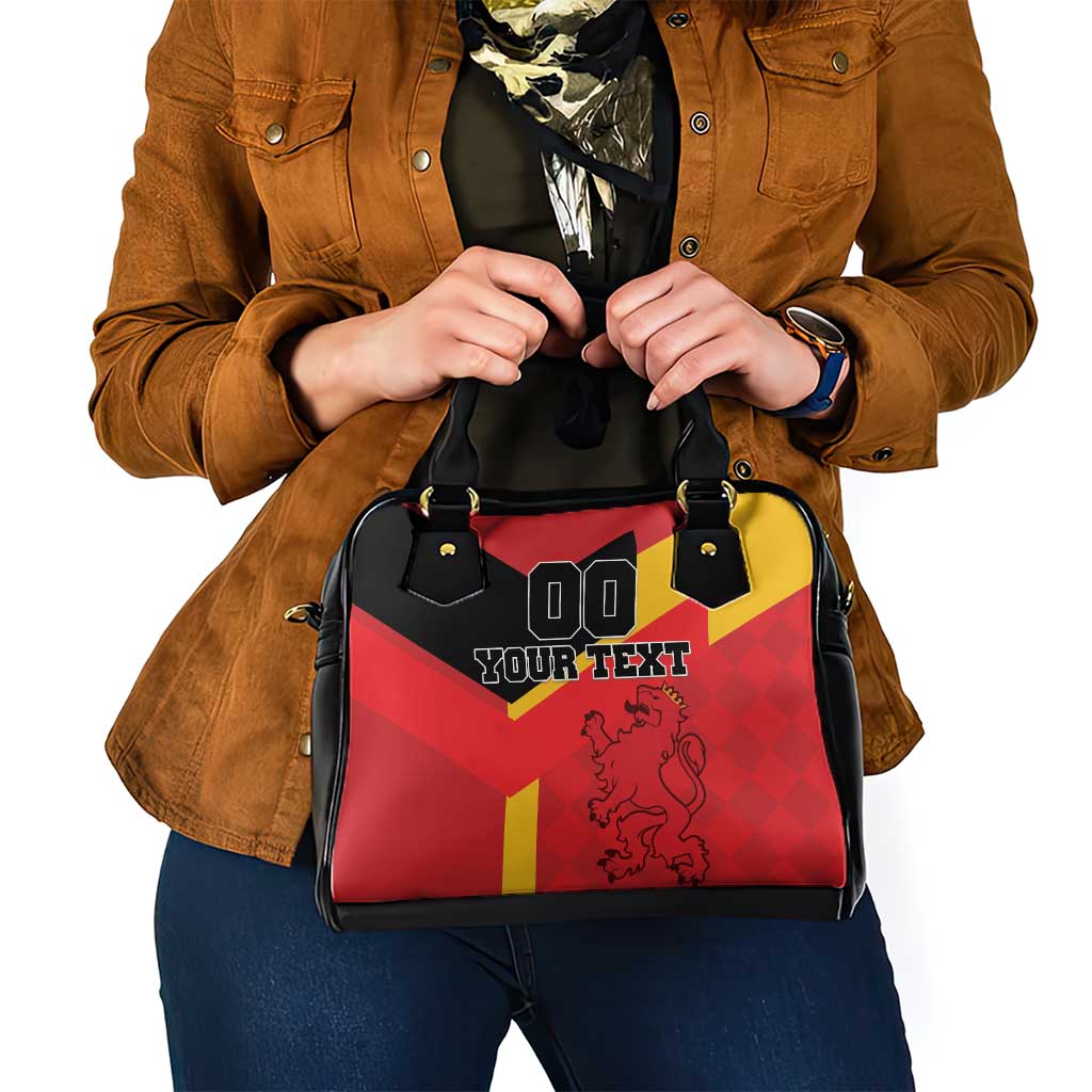 Custom Spain Football Shoulder Handbag La Roja Go Champoin