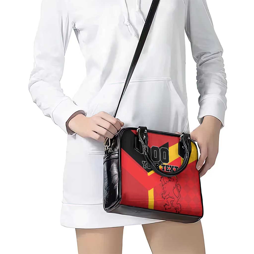 Custom Spain Football Shoulder Handbag La Roja Go Champoin