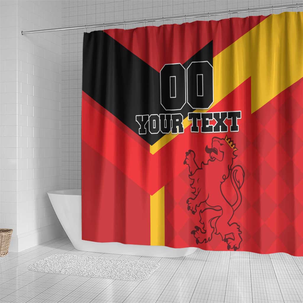 Custom Spain Football Shower Curtain La Roja Go Champoin