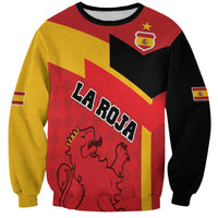 Custom Spain Football Sweatshirt La Roja Go Champion - Wonder Print Shop
